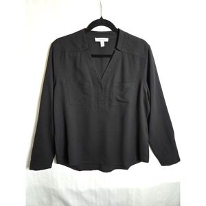 Women's Nine West‎ Black Pullover Blouse Size Large